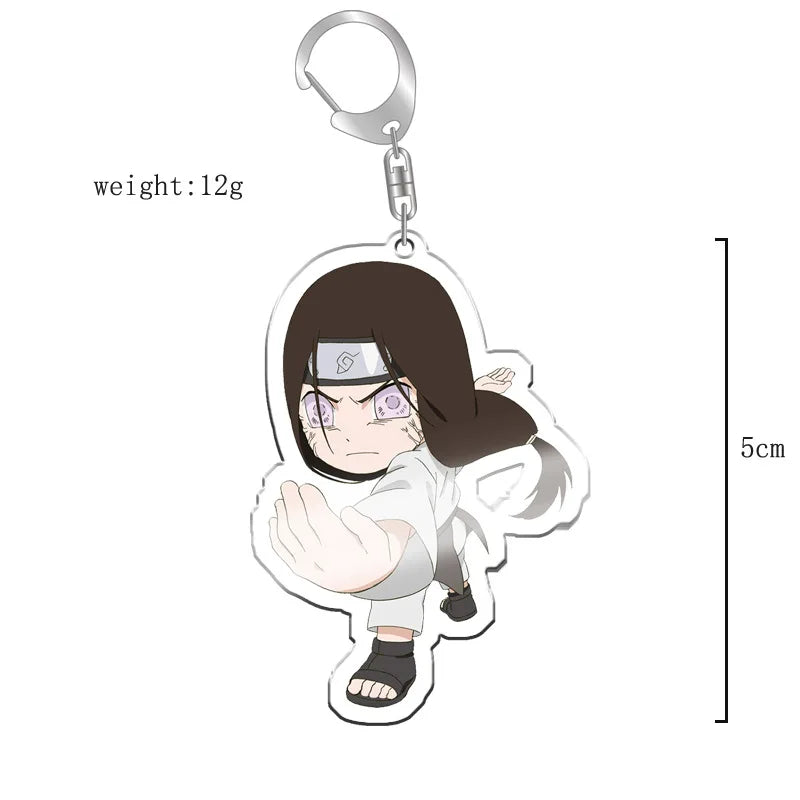 40Style Uzumaki Uchiha Sakura Gaara Obito Itachi Madara Hatake Kakashi Anime Figures Acrylic Keychains Fans Gift