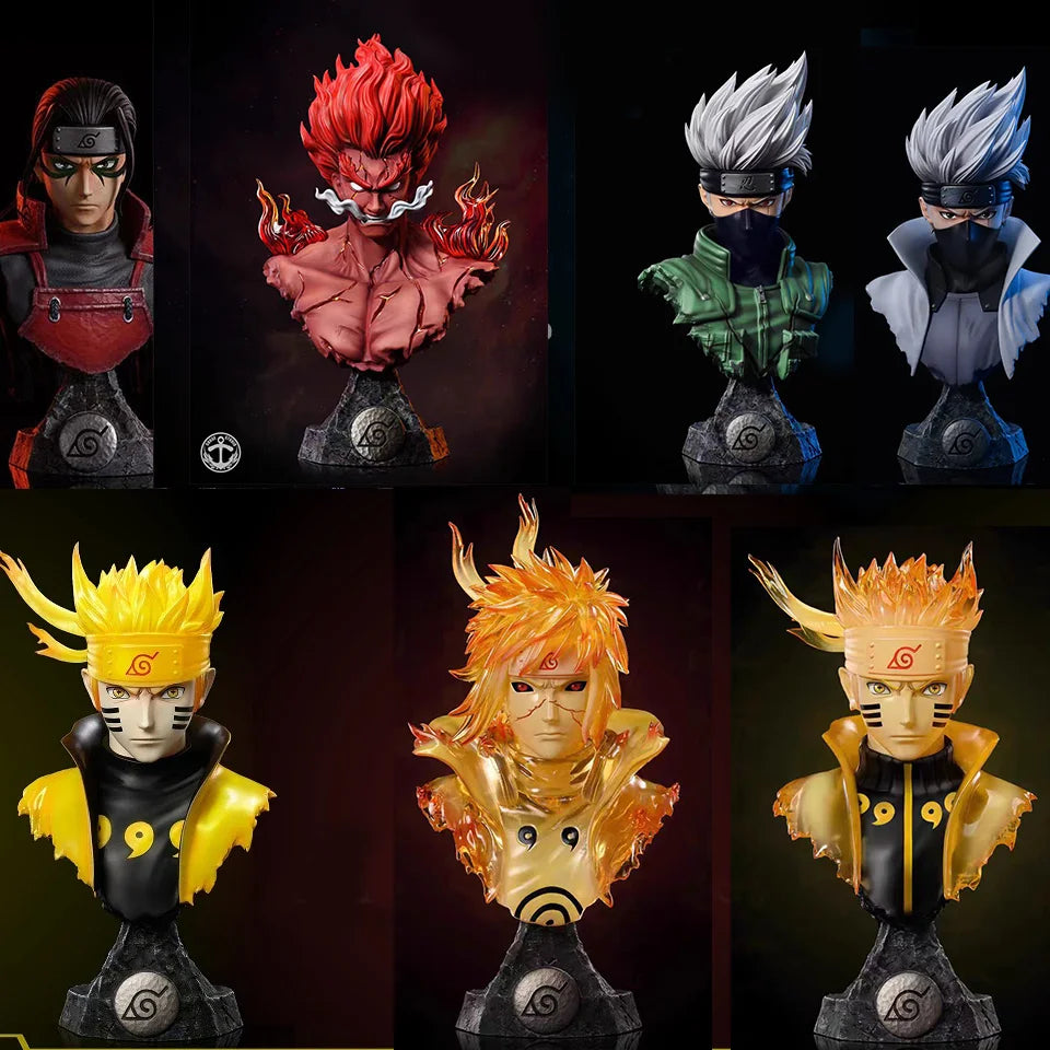 Anime NARUTO Figure GK Modle Toys Uzumaki Naruto Madara Obito Sasuke 1/4 Action Figure Anime Dolls