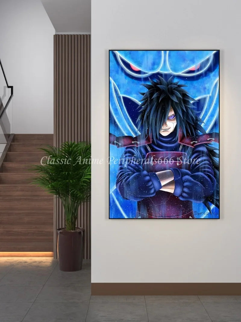 Naruto Anime Decoration Painting Naruto Kakashi Uchiha Itachi Xiao Organizes Posters, Entrance Paintings, Murals