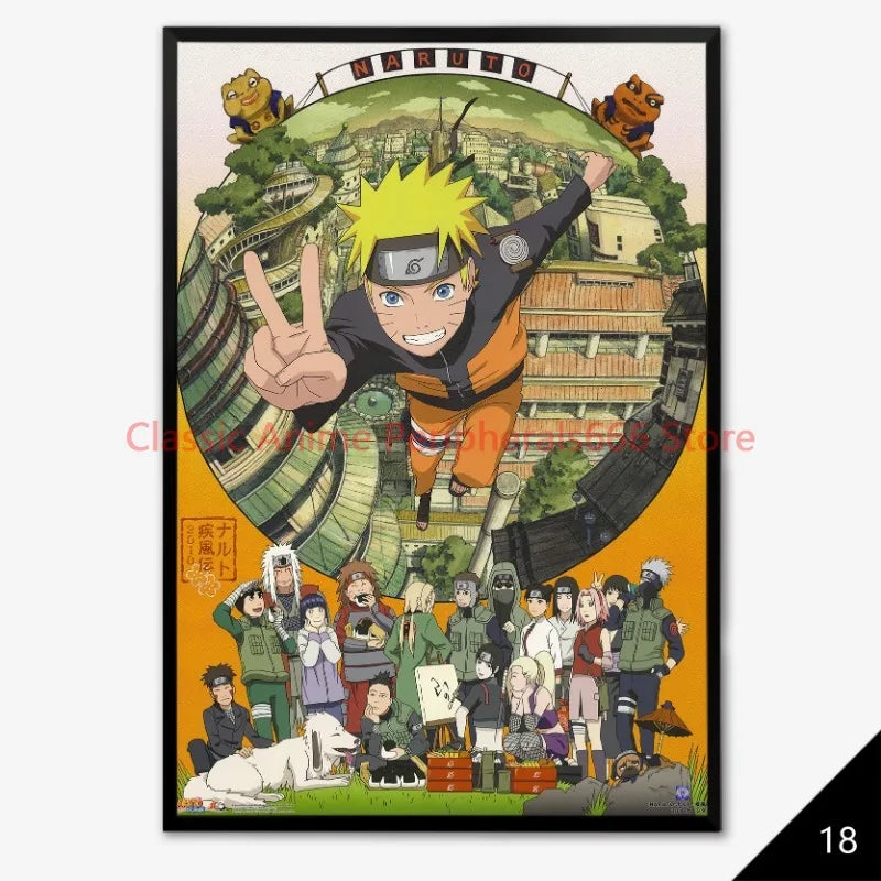 Naruto Hang Up Posters, Family Photos, Decorative Paintings, Naruto Sasuke, Organizes Children's Room Anime, Bedroom Murals, Etc