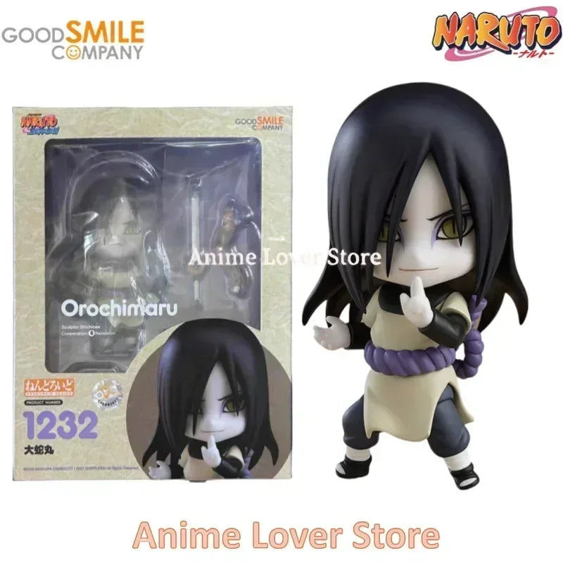 Good Smile Nendoroid  Naruto GSC Gaara Naruto Uzumaki Sasuke Orochimaru Itachi Jiraiya Kakashi Madara Rock Lee Anime Figure Toys