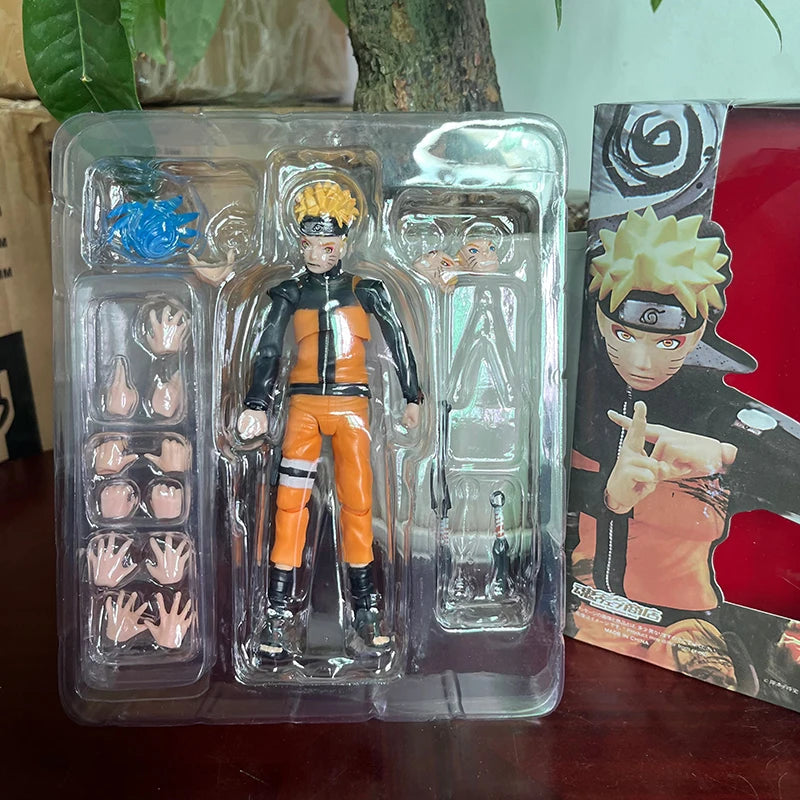 Anime Uzumaki Naruto Figure SHF Fairy Mode Cartoon NARUTO Shippuden 14cm Action Figure Model Joint Movable Toys Birthday Gifts