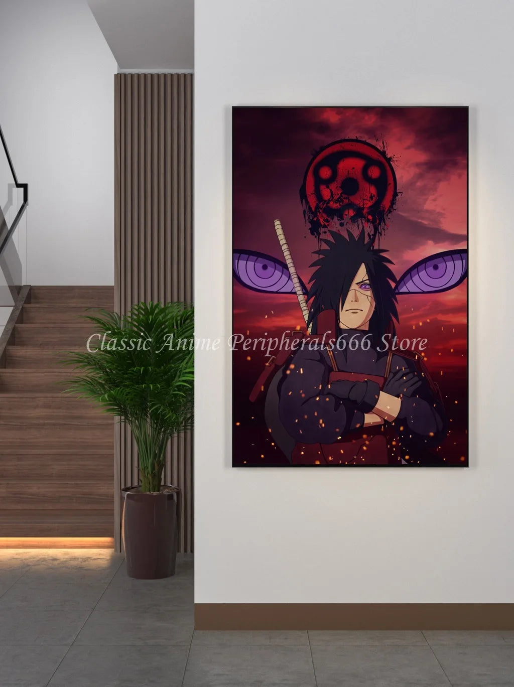 Naruto Anime Decoration Painting Naruto Kakashi Uchiha Itachi Xiao Organizes Posters, Entrance Paintings, Murals