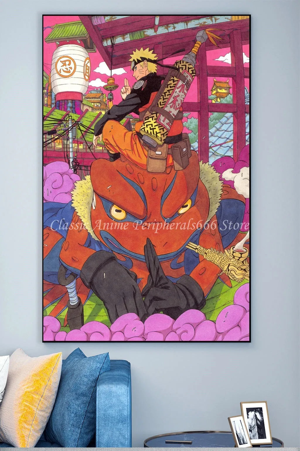 Naruto Anime Decoration Painting Naruto Kakashi Uchiha Itachi Xiao Organizes Posters, Entrance Paintings, Murals