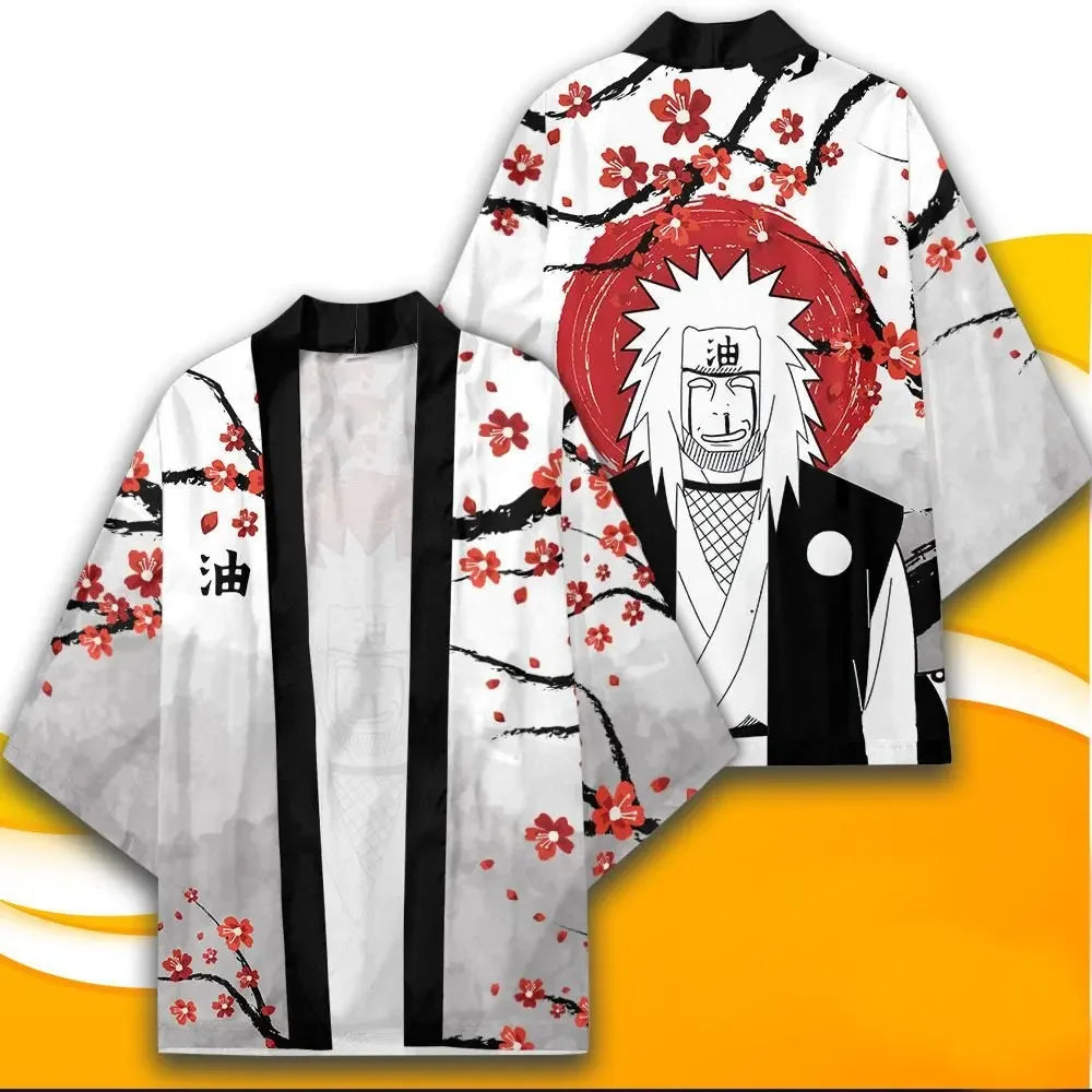 Naruto Anime Peripheral Set Yuori Kimono Jacket Naruto Li Locke Suit Bathrobe Two-Dimensional Cloak Pajamas