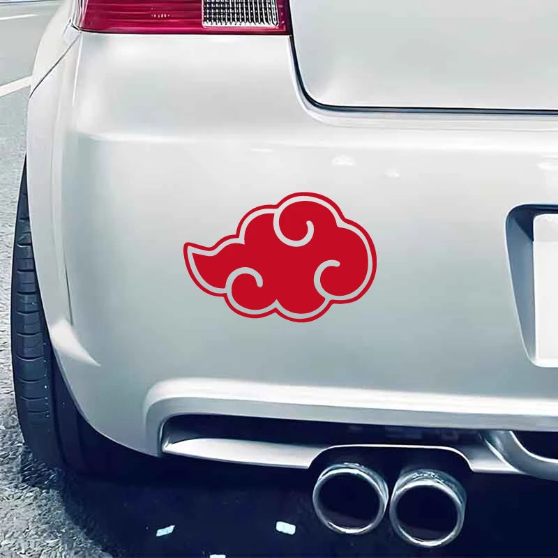 Akatsuki's Auspicious Clouds decal，for anime fans&lovers,creative&funny with high quality for car trucks motorcycles &laptops