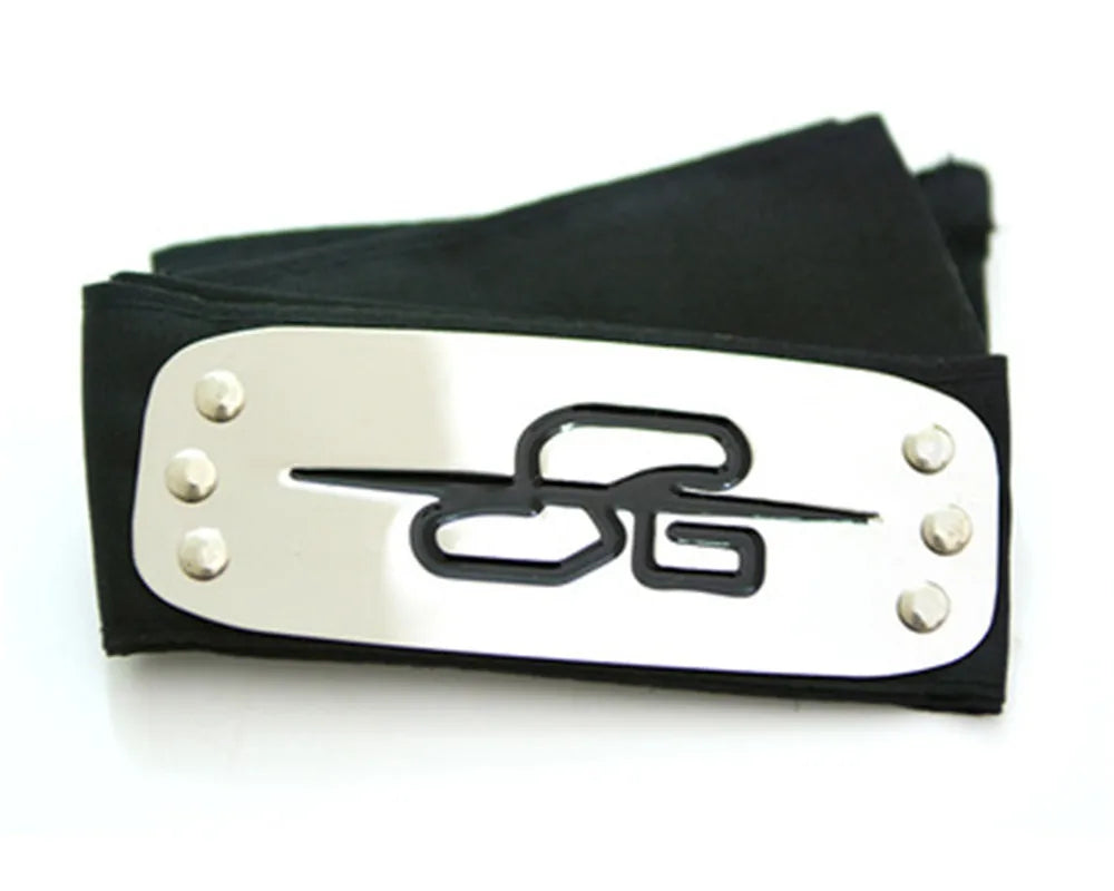 Anime Akatsuki Kakashi Konoha Headband Cosplay Costumes Accessories Itachi Akatsuki Armband Toys Props Figure Model Gift