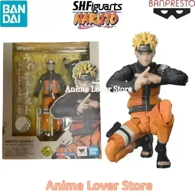 Bandai SHFiguarts SHF Naruto Uzumaki Naruto Uchiha Sasuke Madara Haruno Sakura Hatake Kakashi Jiraiya Orochimaru Anime Figures