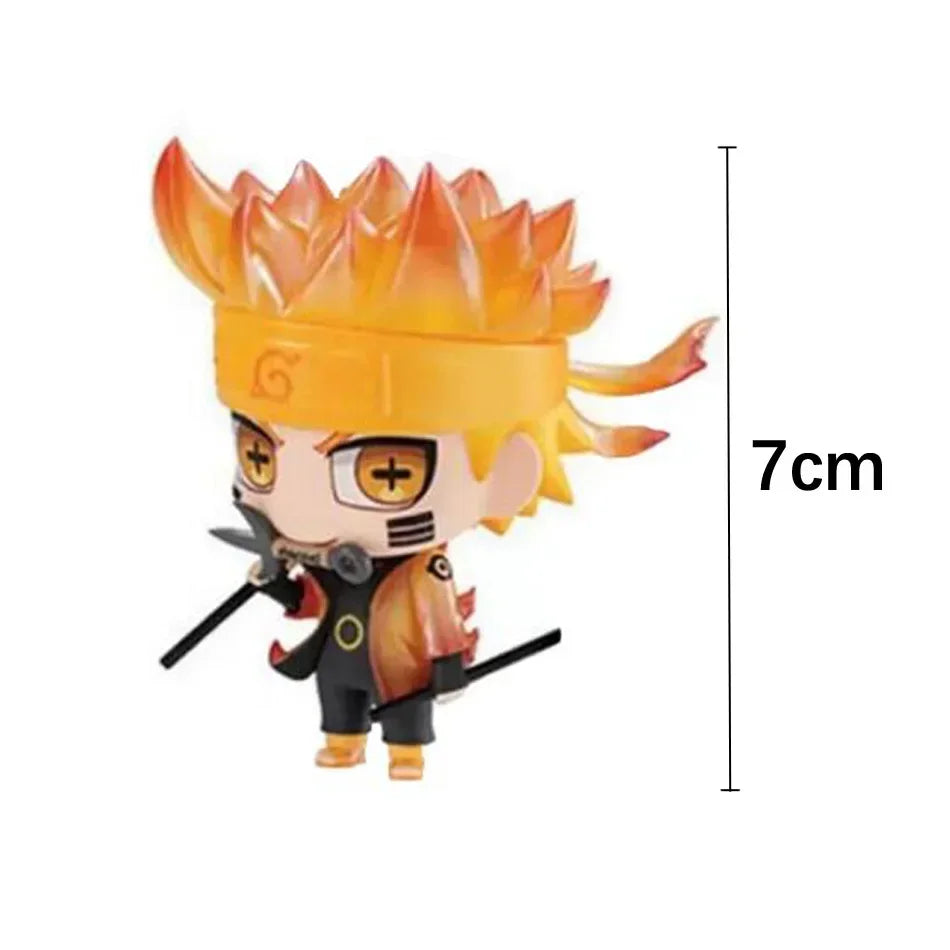Anime Naruto Figure Toy Set Uzumaki Naruto Uchiha Sasuke Action Anime Model PVC Statue figurine Collectible Toys