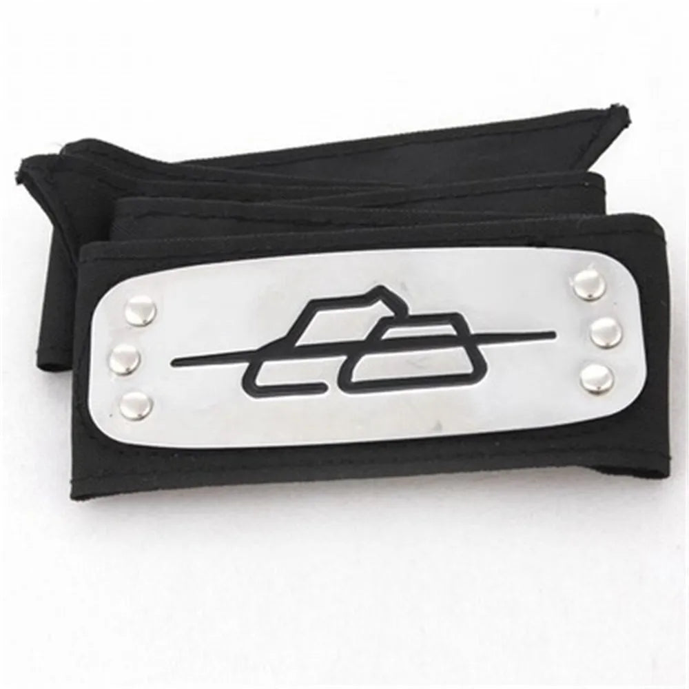 Anime Akatsuki Kakashi Konoha Headband Cosplay Costumes Accessories Itachi Akatsuki Armband Toys Props Figure Model Gift
