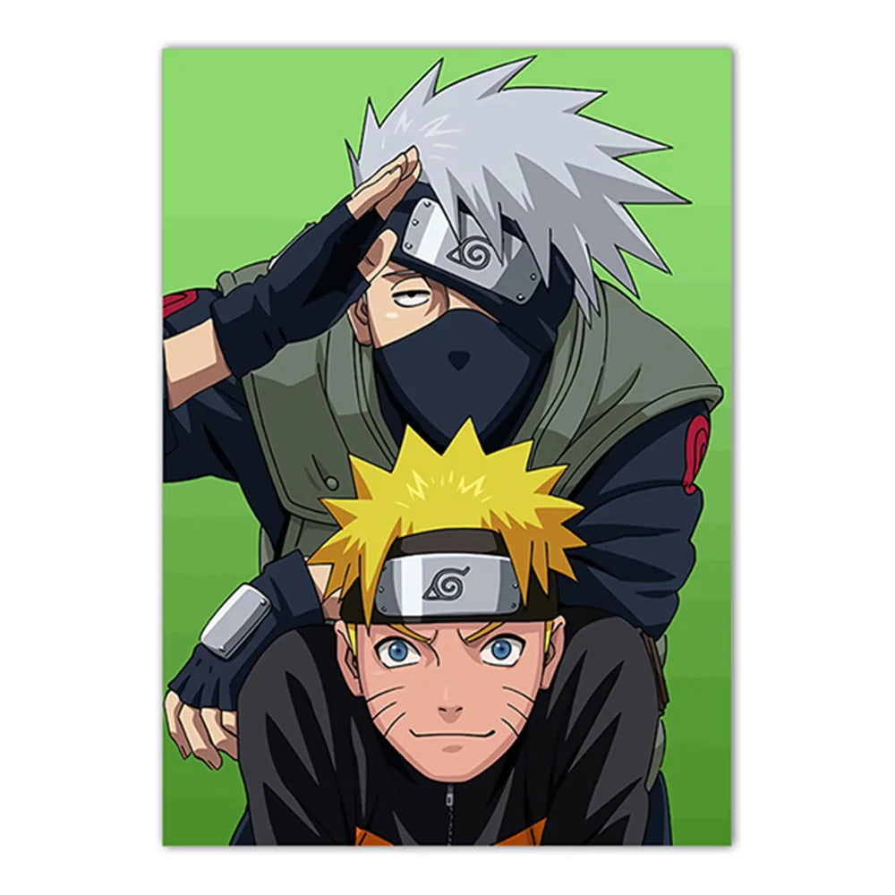 Naruto Poster Japanese Anime Naruto Sasuke HD Decorative Painting Frameless Canvas Painting Home Wall Decoration