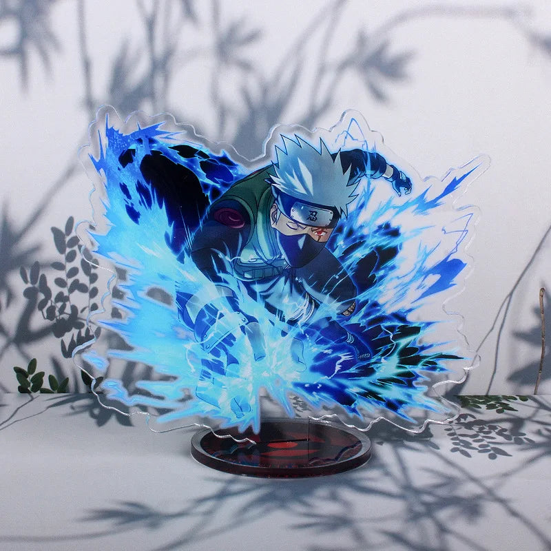 41Style Acrylic Stand Figure Hatake Kakashi Uzumaki Uchiha Sasuke Haruno Sakura Orochimaru Gaara 3D Model For Kid