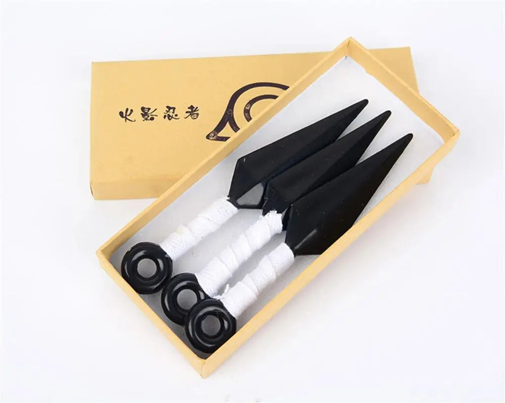 Anime Akatsuki Hatake Kakashi Shuriken Uchiha Itachi Cosplay Accessories Props Plastic Collection Toys Halloween Gifts