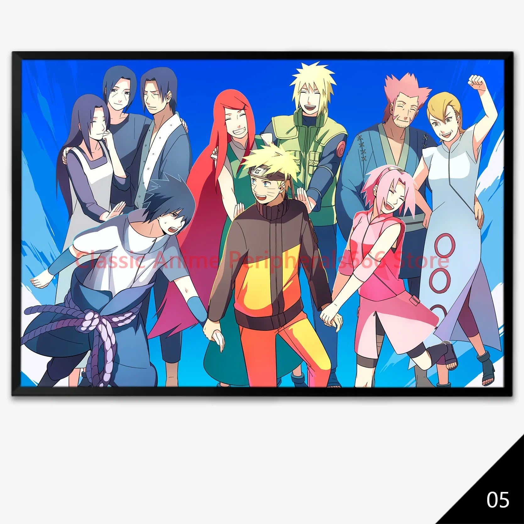 Naruto Hang Up Posters, Family Photos, Decorative Paintings, Naruto Sasuke, Organizes Children's Room Anime, Bedroom Murals, Etc