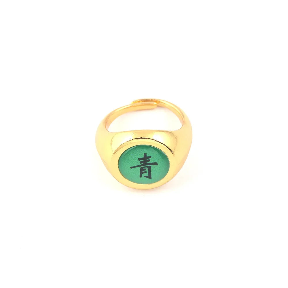 Japanese Anime Cosplay Ring Akatsuki Ladies Ring Men's Ring Accessories Props Finger Decoration Anillos Akatsuki Itachi