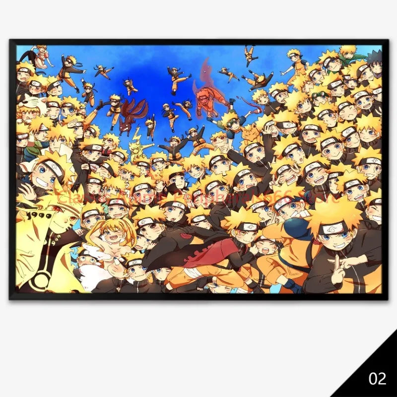 Naruto Hang Up Posters, Family Photos, Decorative Paintings, Naruto Sasuke, Organizes Children's Room Anime, Bedroom Murals, Etc