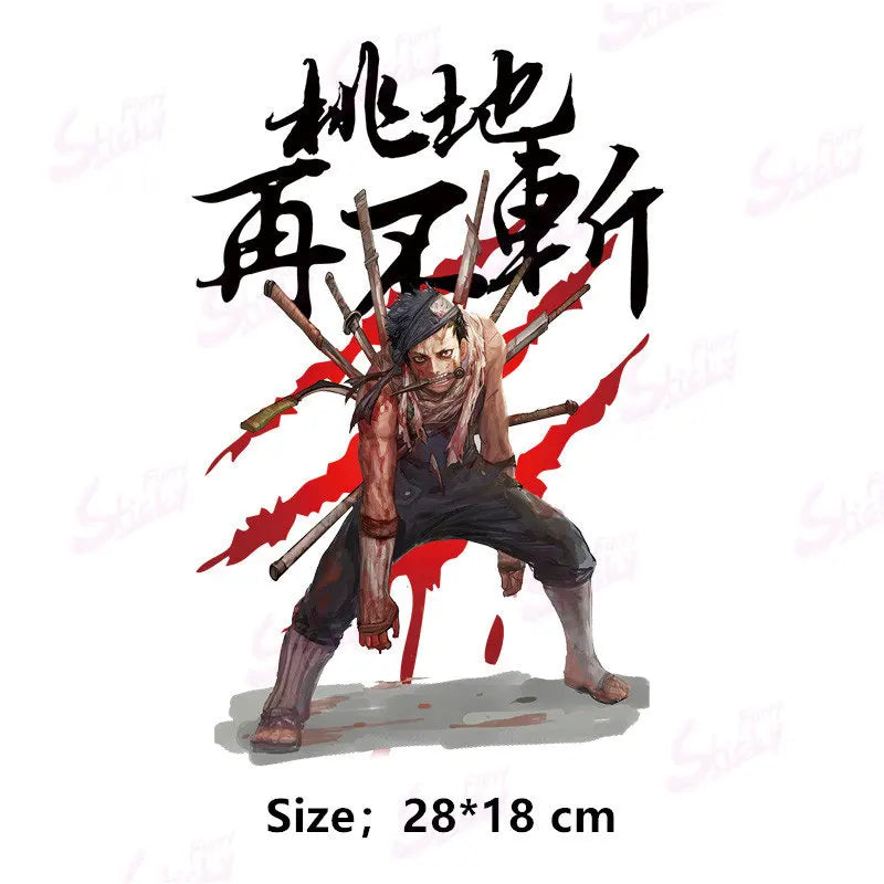 Cool NARUTO Poster Sticker Akatsuki Sasuke Anime Sticker Waterproof Sunscreen Laptop Window Trunk Sticker