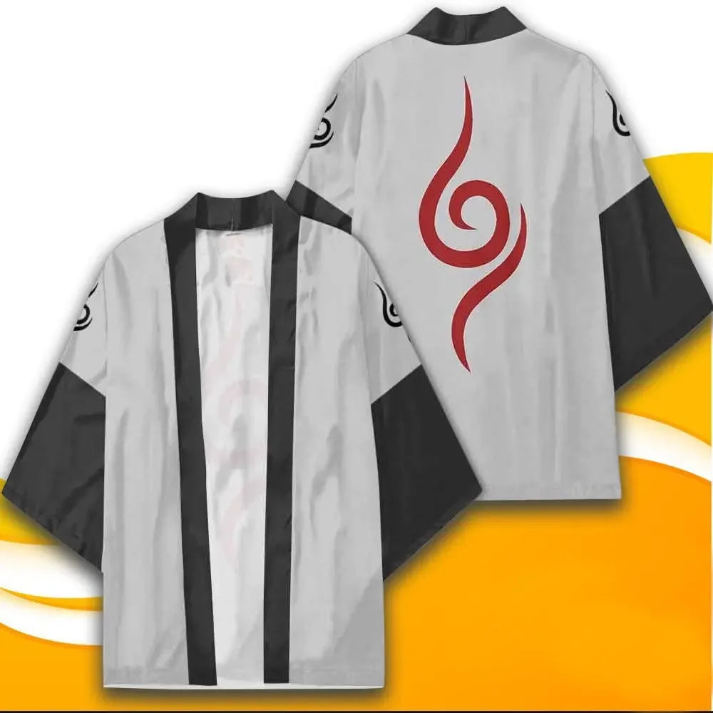 Naruto Anime Peripheral Set Yuori Kimono Jacket Naruto Li Locke Suit Bathrobe Two-Dimensional Cloak Pajamas