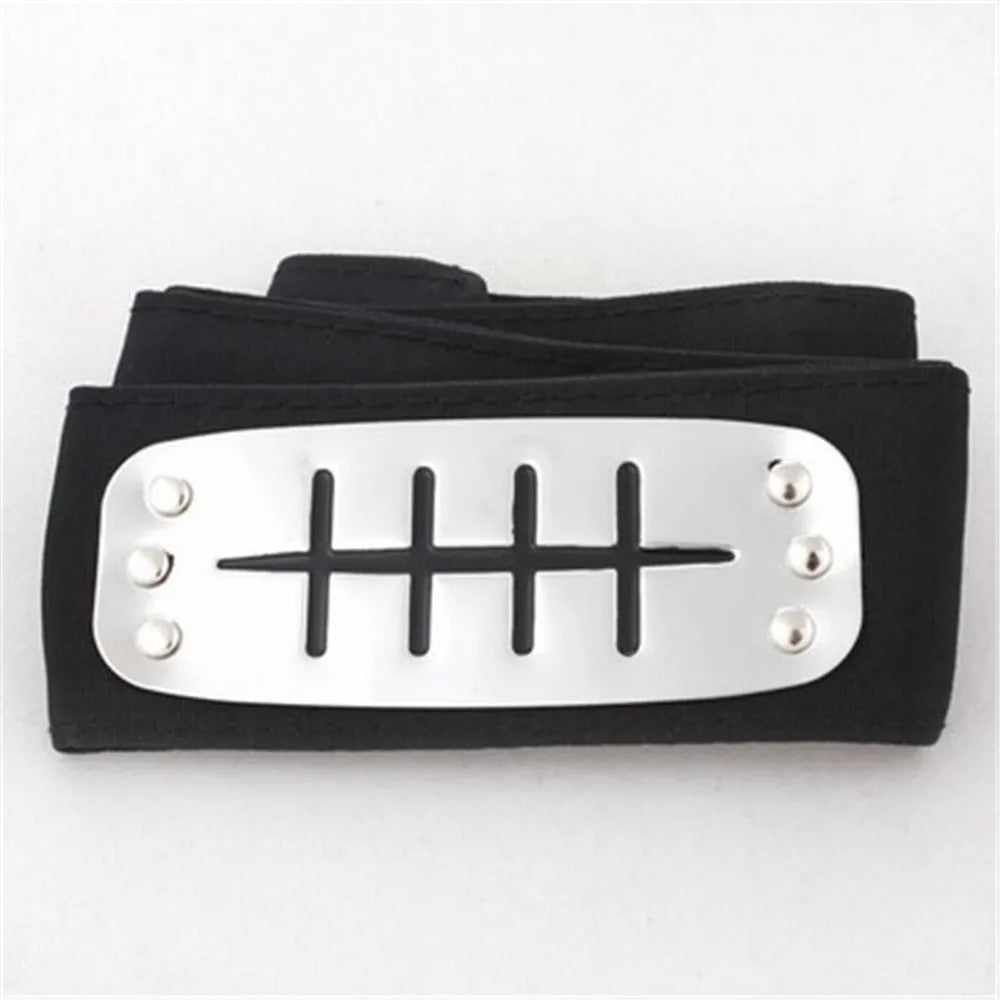 Anime Akatsuki Kakashi Konoha Headband Cosplay Costumes Accessories Itachi Akatsuki Armband Toys Props Figure Model Gift