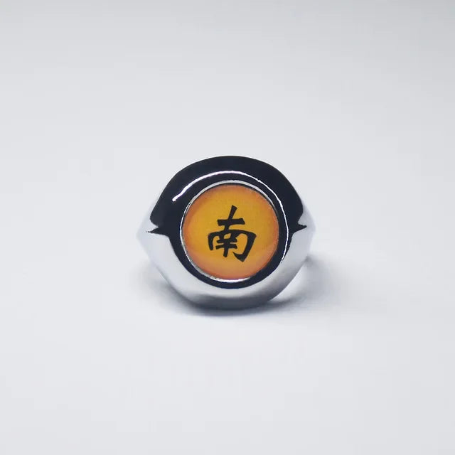Japanese Anime Cosplay Luminous Ring Akatsuki Ladies Ring Men's Ring Accessories Props Finger Decoration Anillos Akatsuki Itachi