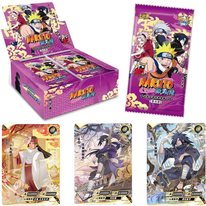 The New KAYOU Naruto Card The Chapter of Soldiers Naruto Bronzing Inheritance Collection BP Card Children's Gift Collection Card