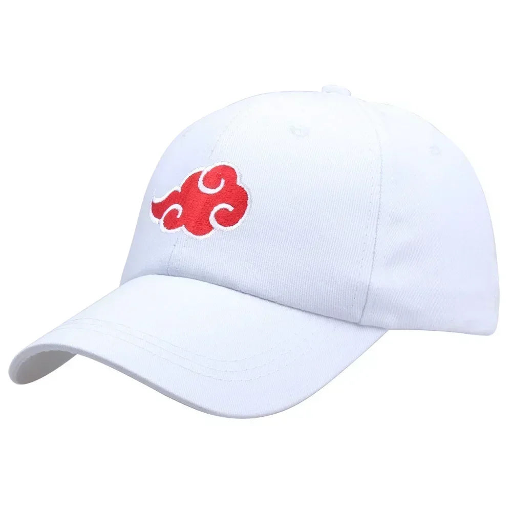 Unisex Embroidered Baseball Hat Adjustable Sun Visor Hat Uzumaki Akatsuki Duck Tongue Anime Cosplay