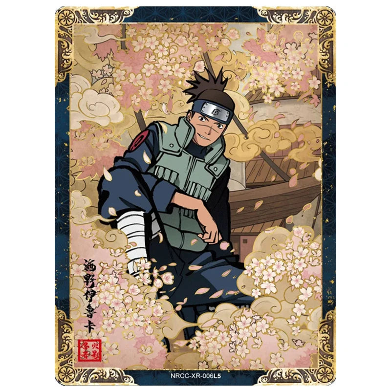 kayou Naruto cards XR-001-006 Naruto Uzumaki Jiraiya Namikaze Minato Kakashi Hagi Boy Anime Collection Cards, Holiday Gifts