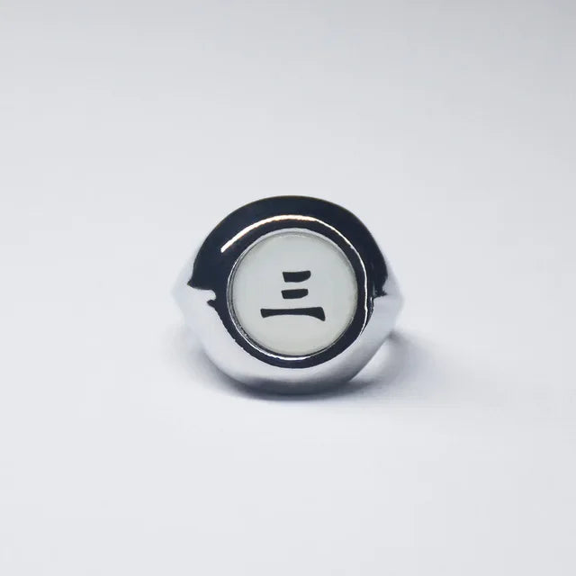 Japanese Anime Cosplay Luminous Ring Akatsuki Ladies Ring Men's Ring Accessories Props Finger Decoration Anillos Akatsuki Itachi