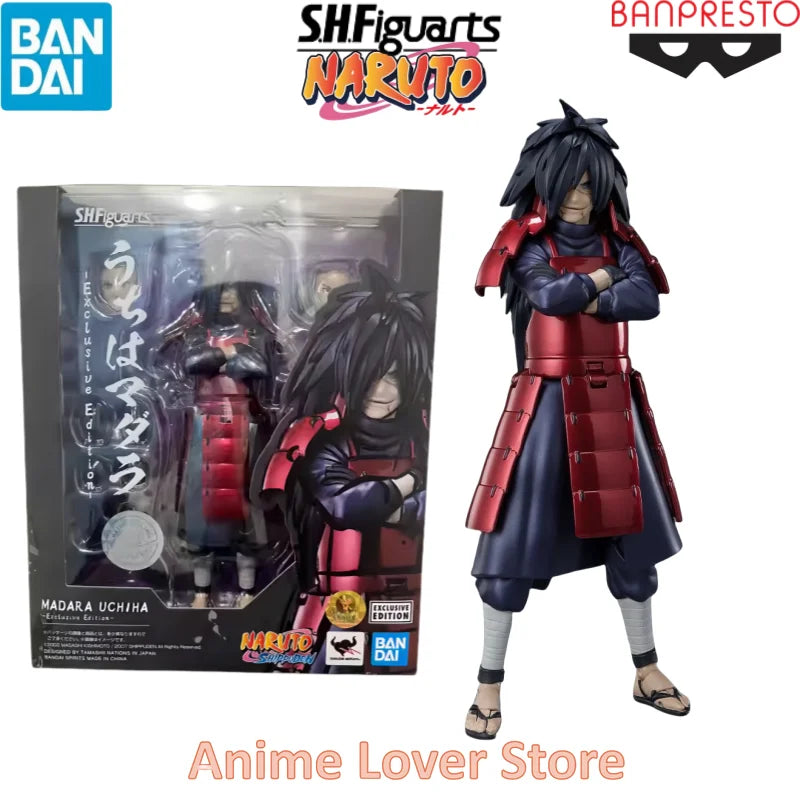 Bandai SHFiguarts SHF Naruto Uzumaki Naruto Uchiha Sasuke Madara Haruno Sakura Hatake Kakashi Jiraiya Orochimaru Anime Figures