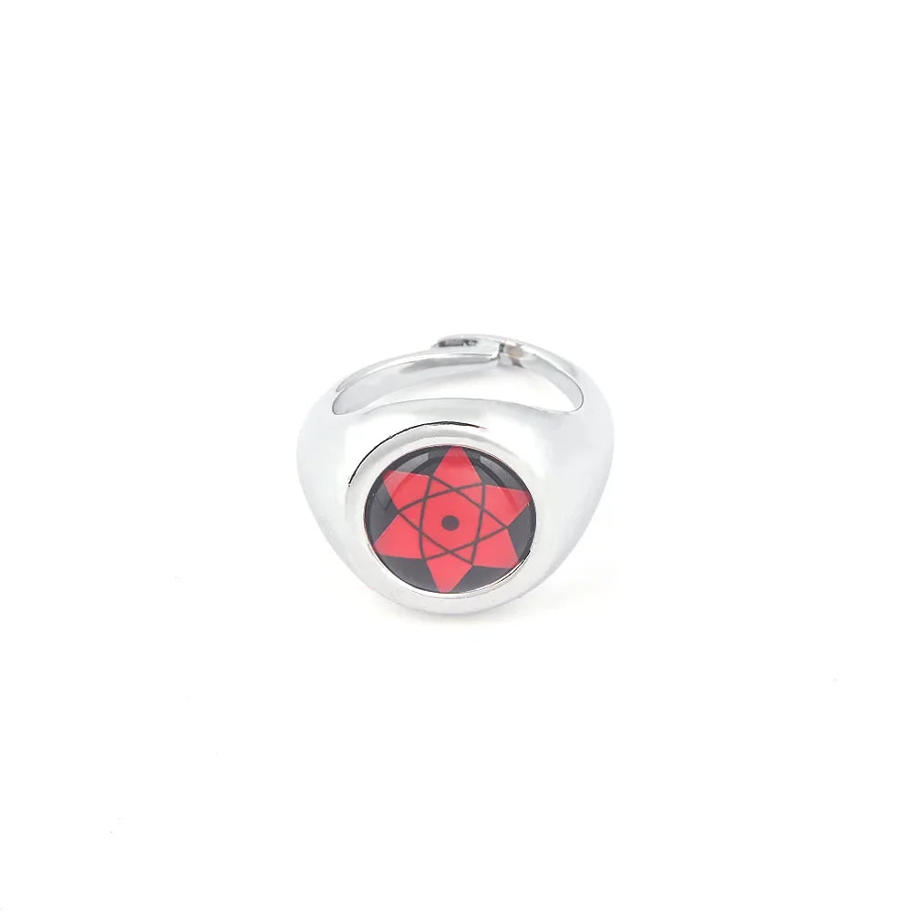 Japanese Anime Cosplay Ring Akatsuki Ladies Ring Men's Ring Accessories Props Finger Decoration Anillos Akatsuki Itachi