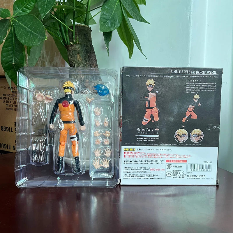 Anime Uzumaki Naruto Figure SHF Fairy Mode Cartoon NARUTO Shippuden 14cm Action Figure Model Joint Movable Toys Birthday Gifts