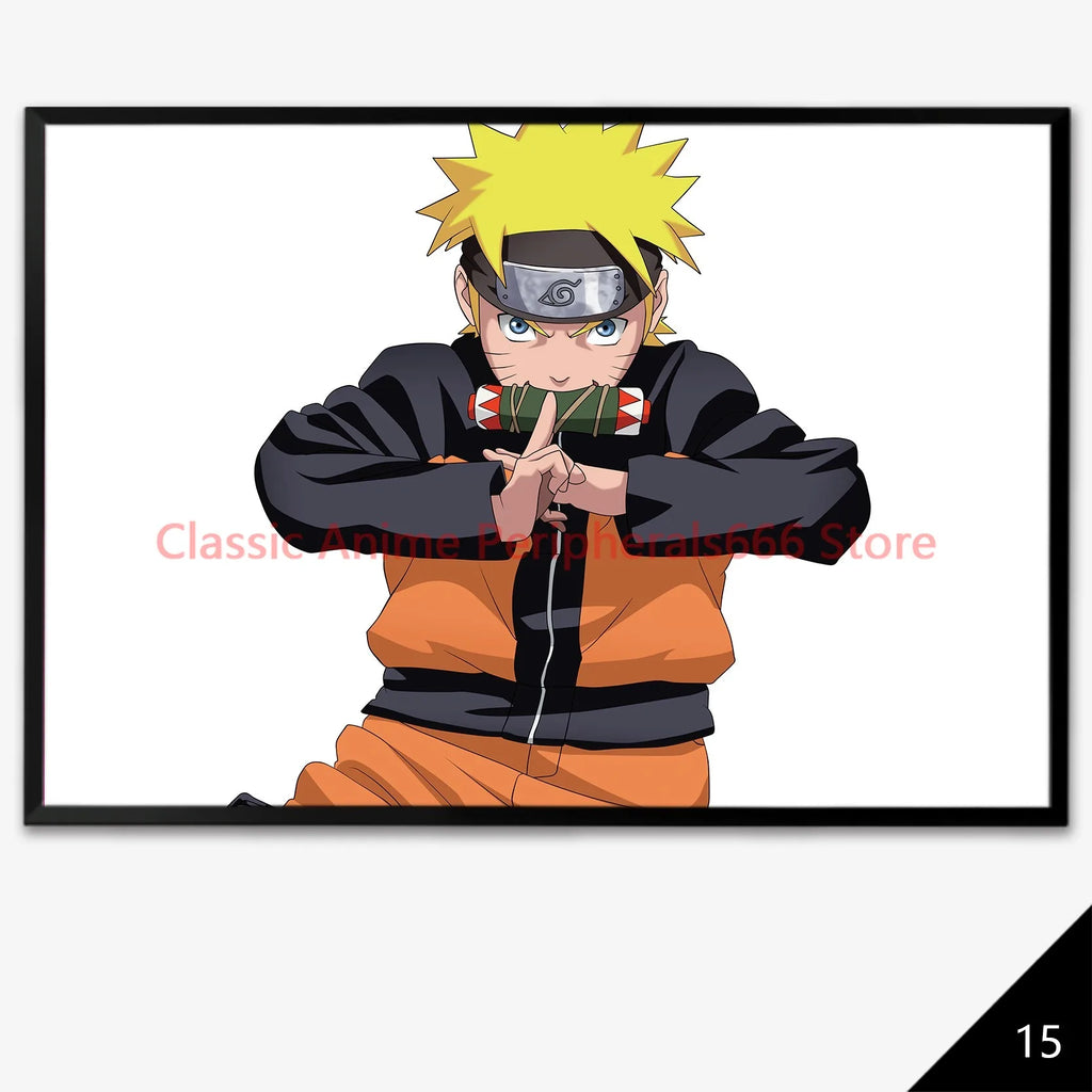 Naruto Hang Up Posters, Family Photos, Decorative Paintings, Naruto Sasuke, Organizes Children's Room Anime, Bedroom Murals, Etc