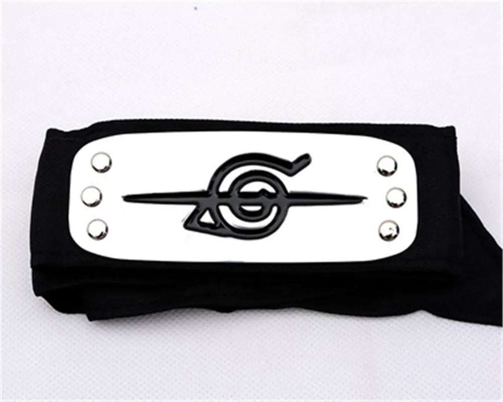 Anime Akatsuki Kakashi Konoha Headband Cosplay Costumes Accessories Itachi Akatsuki Armband Toys Props Figure Model Gift