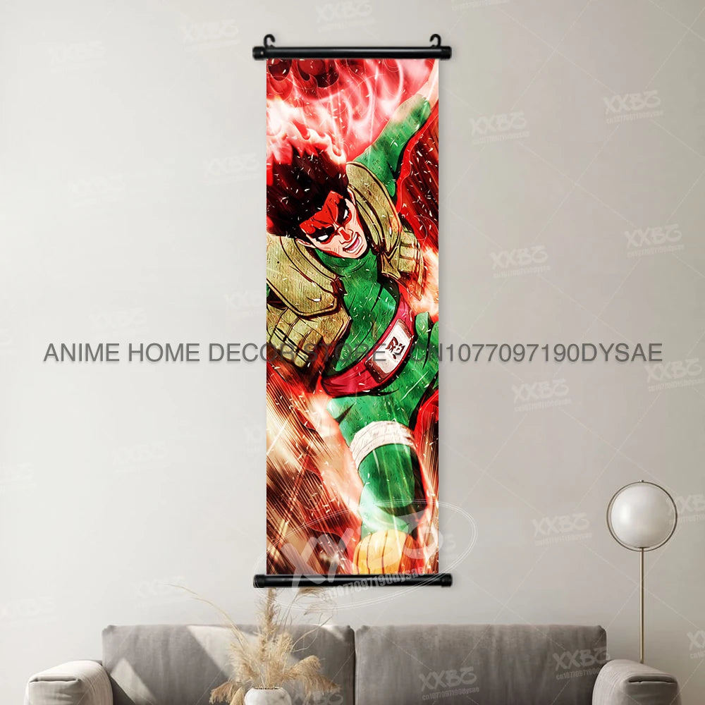 Naruto Posters Scroll Wall Decor Uchiha Itachi Home Pictures Haruno Sakura Anime Hanging Nara Shikamaru Art Paintings Orochimaru