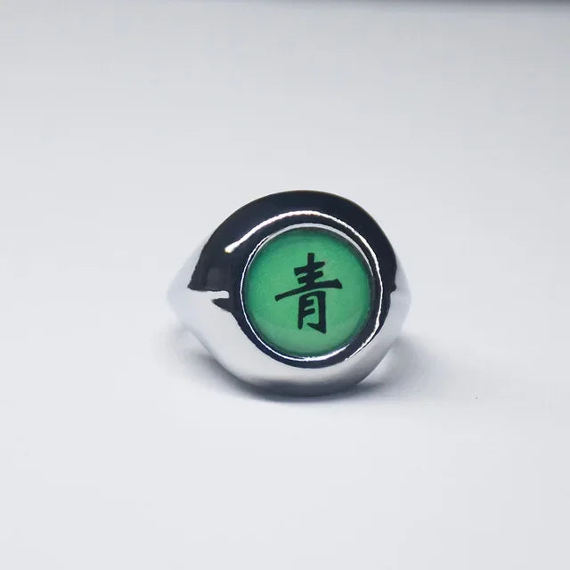 Japanese Anime Cosplay Luminous Ring Akatsuki Ladies Ring Men's Ring Accessories Props Finger Decoration Anillos Akatsuki Itachi