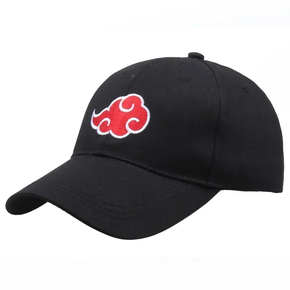 Unisex Embroidered Baseball Hat Adjustable Sun Visor Hat Uzumaki Akatsuki Duck Tongue Anime Cosplay