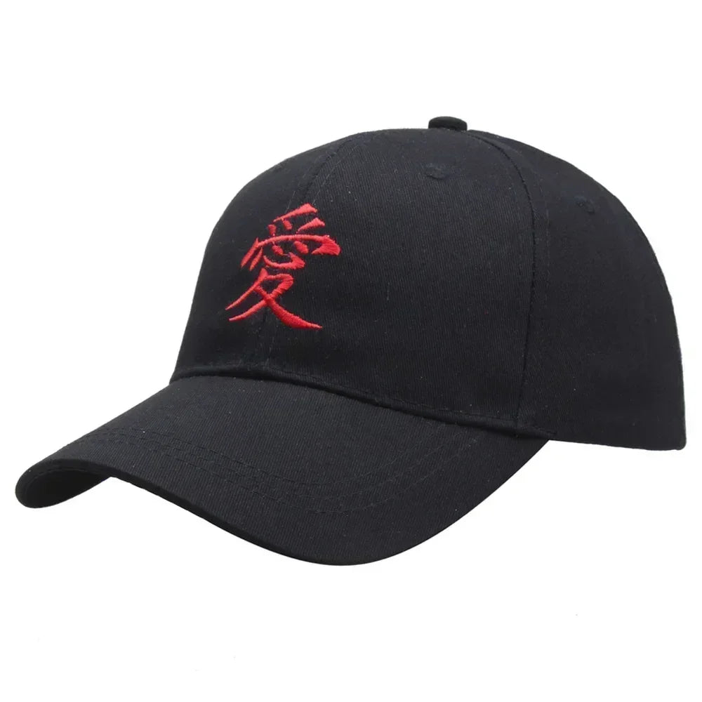Unisex Embroidered Baseball Hat Adjustable Sun Visor Hat Uzumaki Akatsuki Duck Tongue Anime Cosplay