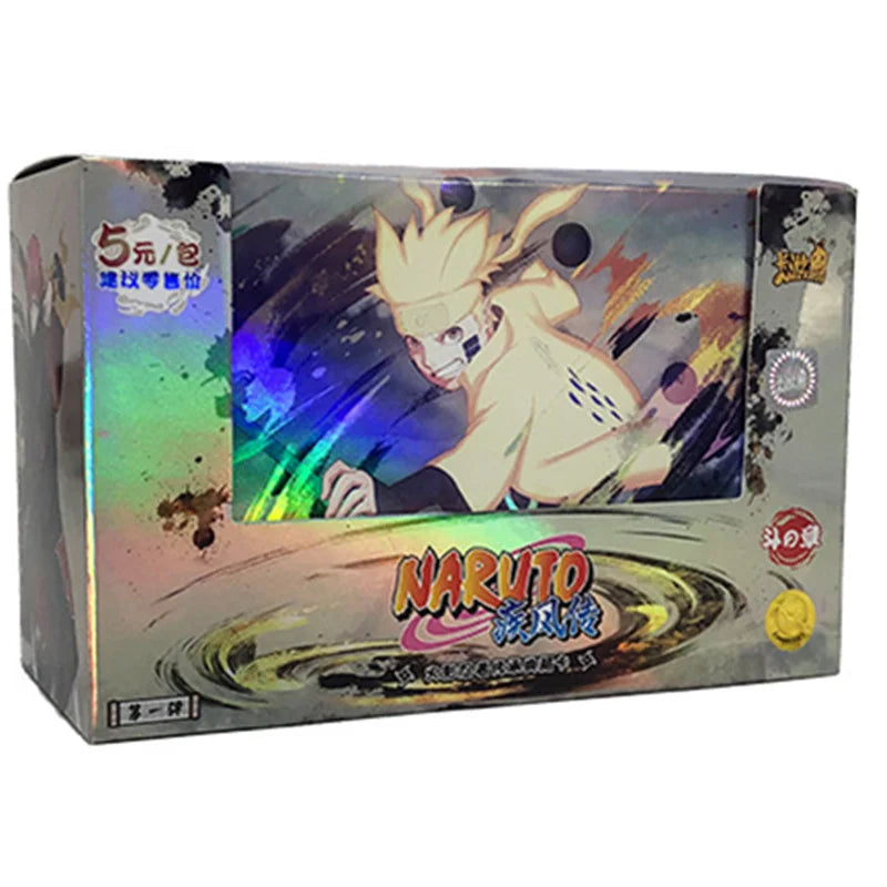 The New KAYOU Naruto Card The Chapter of Soldiers Naruto Bronzing Inheritance Collection BP Card Children's Gift Collection Card