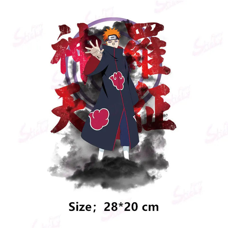 Cool NARUTO Poster Sticker Akatsuki Sasuke Anime Sticker Waterproof Sunscreen Laptop Window Trunk Sticker