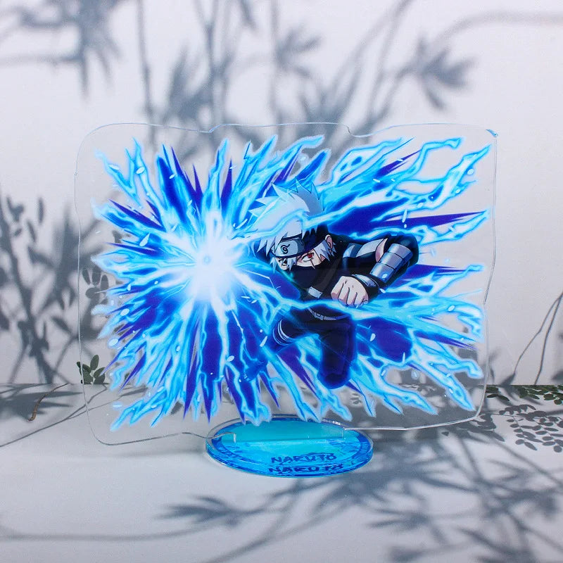 41Style Acrylic Stand Figure Hatake Kakashi Uzumaki Uchiha Sasuke Haruno Sakura Orochimaru Gaara 3D Model For Kid