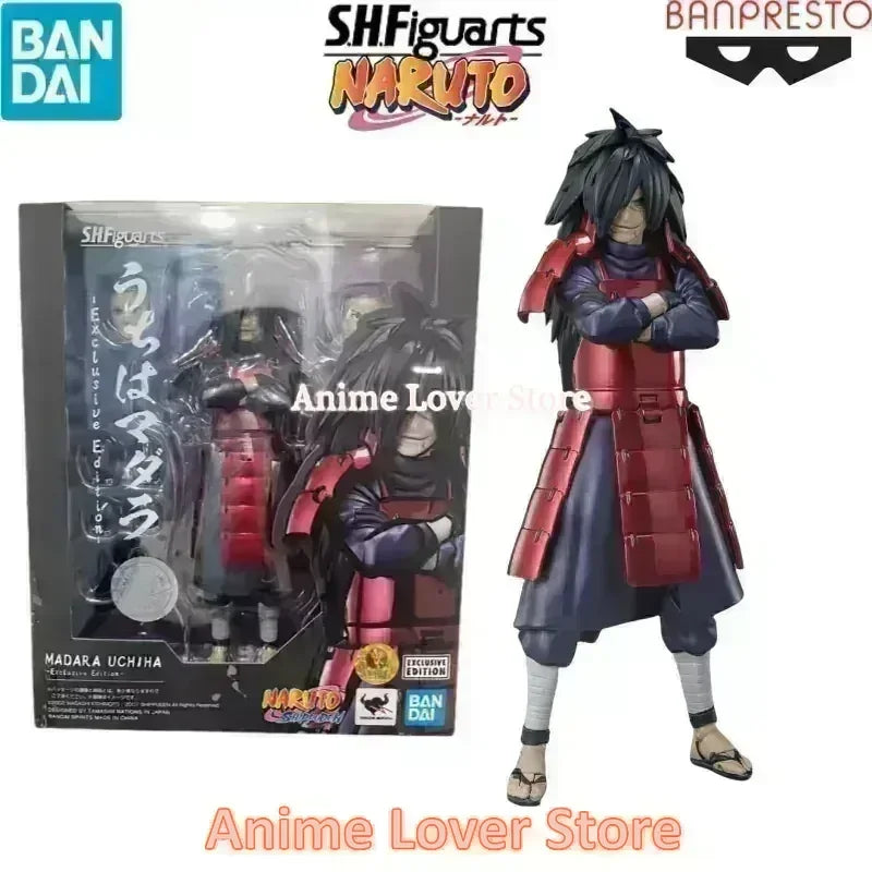 Bandai SHFiguarts SHF Naruto Uzumaki Naruto Uchiha Sasuke Madara Haruno Sakura Hatake Kakashi Jiraiya Orochimaru Anime Figures
