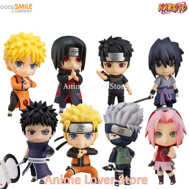 Good Smile Nendoroid  Naruto GSC Gaara Naruto Uzumaki Sasuke Orochimaru Itachi Jiraiya Kakashi Madara Rock Lee Anime Figure Toys