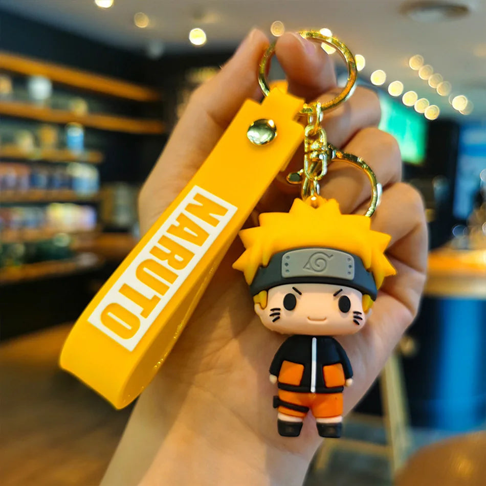 Naruto Cute Doll Pendant Anime Figures Kawaii Uzumaki Q Version Naruto Backpack Keychain Bag Keyring Pendant Birthday Gifts