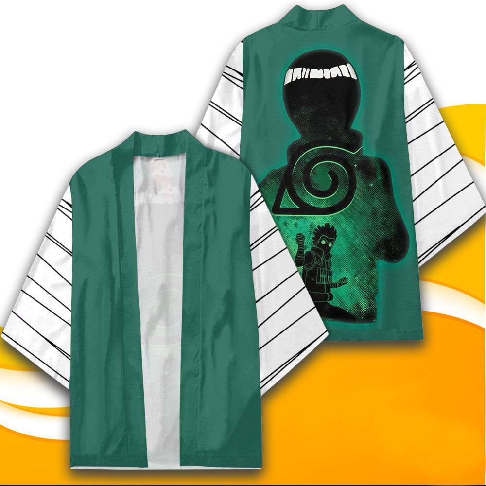 Naruto Anime Peripheral Set Yuori Kimono Jacket Naruto Li Locke Suit Bathrobe Two-Dimensional Cloak Pajamas