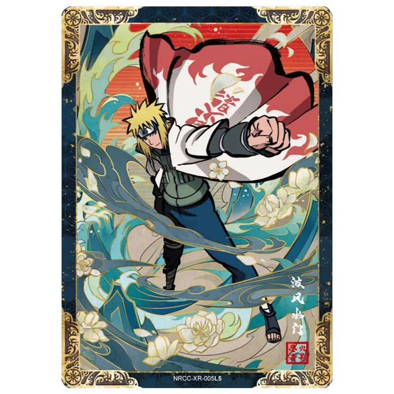 kayou Naruto cards XR-001-006 Naruto Uzumaki Jiraiya Namikaze Minato Kakashi Hagi Boy Anime Collection Cards, Holiday Gifts