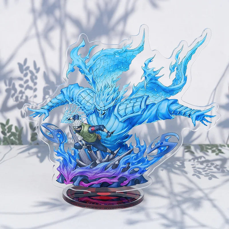 41Style Acrylic Stand Figure Hatake Kakashi Uzumaki Uchiha Sasuke Haruno Sakura Orochimaru Gaara 3D Model For Kid